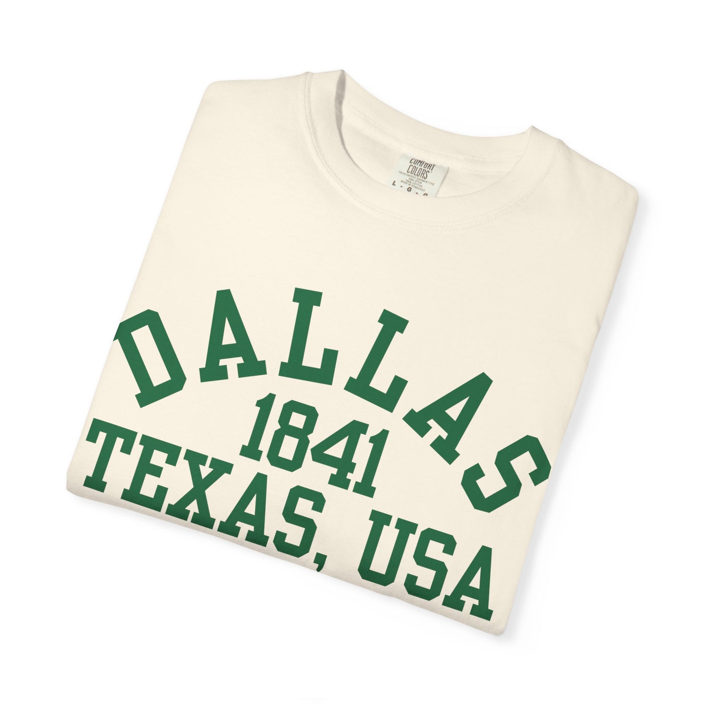 Dallas 1841 Texas USA T-Shirt | City Vintage Collegiate Tee