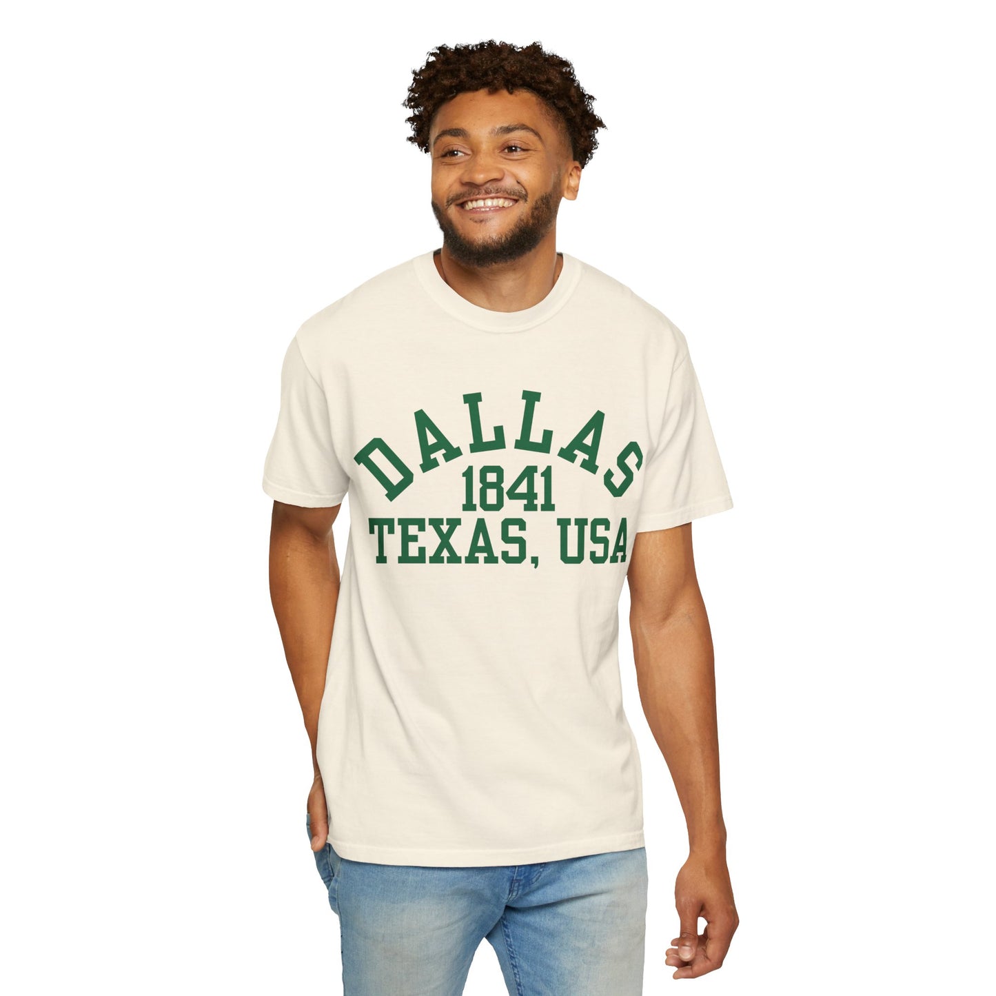 Dallas 1841 Texas USA T-Shirt | City Vintage Collegiate Tee